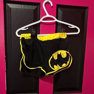 Batman Kids Black and Yellow Shorts